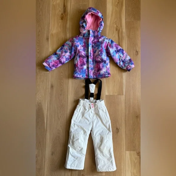 Mountain Warehouse Kids Printed Ski Jacket & Pant Set - Size 2-3 - Pre Owned - Picture 2 of 10